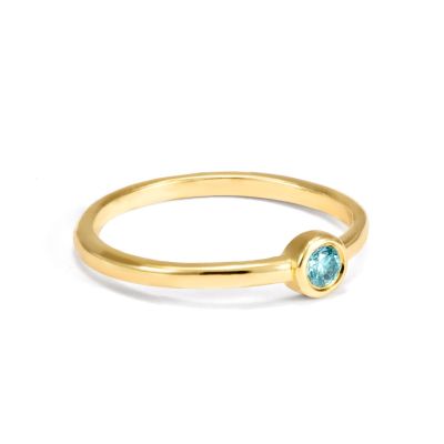 Carina Glow Diamond Ring [18K Gold Vermeil]