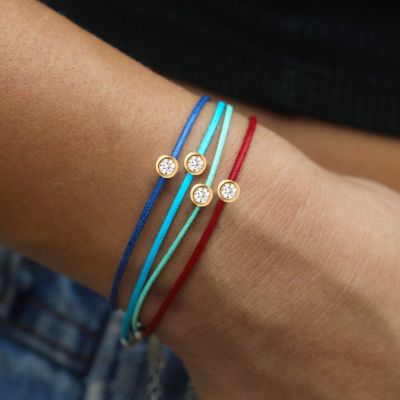 Scarlet Diamond Bracelet [14 Karat Gold]