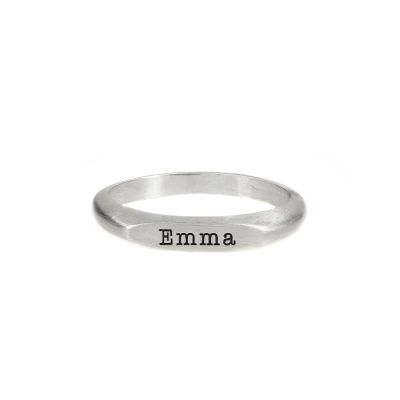  Bague Sérénité Personnalisée [Argent 925]
