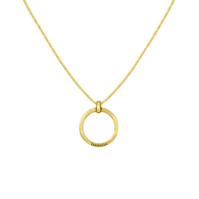 Collana Punto Debole con Nome [Placcata Oro 18kt]