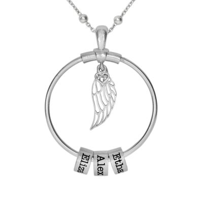 Forever Family Name Necklace [Sterling Silver]