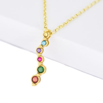 Stream of Love Necklace [Gold Plated]