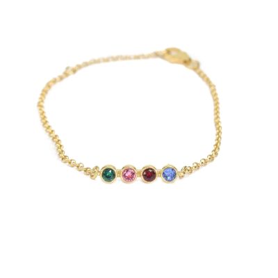 Talisa Stars Birthstone Bracelet [10K Gold]