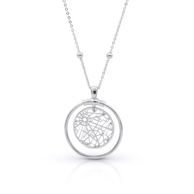 Mother's Love Map Necklace [Sterling Silver]