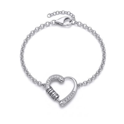 Ties of the Heart Name Bracelet [Sterling Silver]