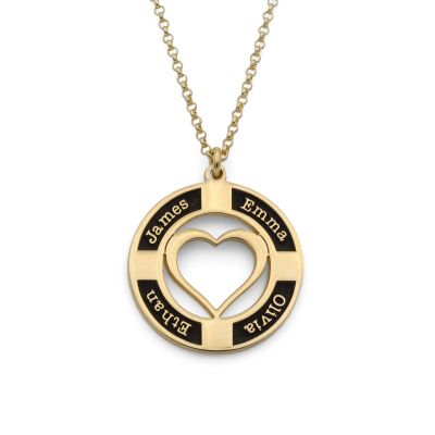 True Heart Name Necklace [18K Gold Vermeil]
