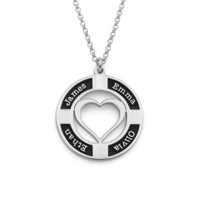 True Heart Name Necklace [Sterling Silver]