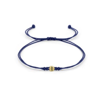 Zodiac Constellation Bracelet - Blue String [14 Karat Gold]