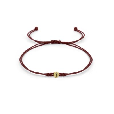 Zodiac Constellation Bracelet - Red String [14 Karat Gold]