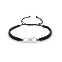 Black String Wristband