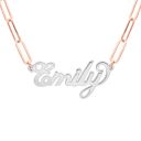 Sterling Silver / Rose Gold Plated Chain