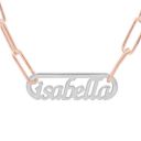 Sterling Silver / Rose Gold Plated Chain