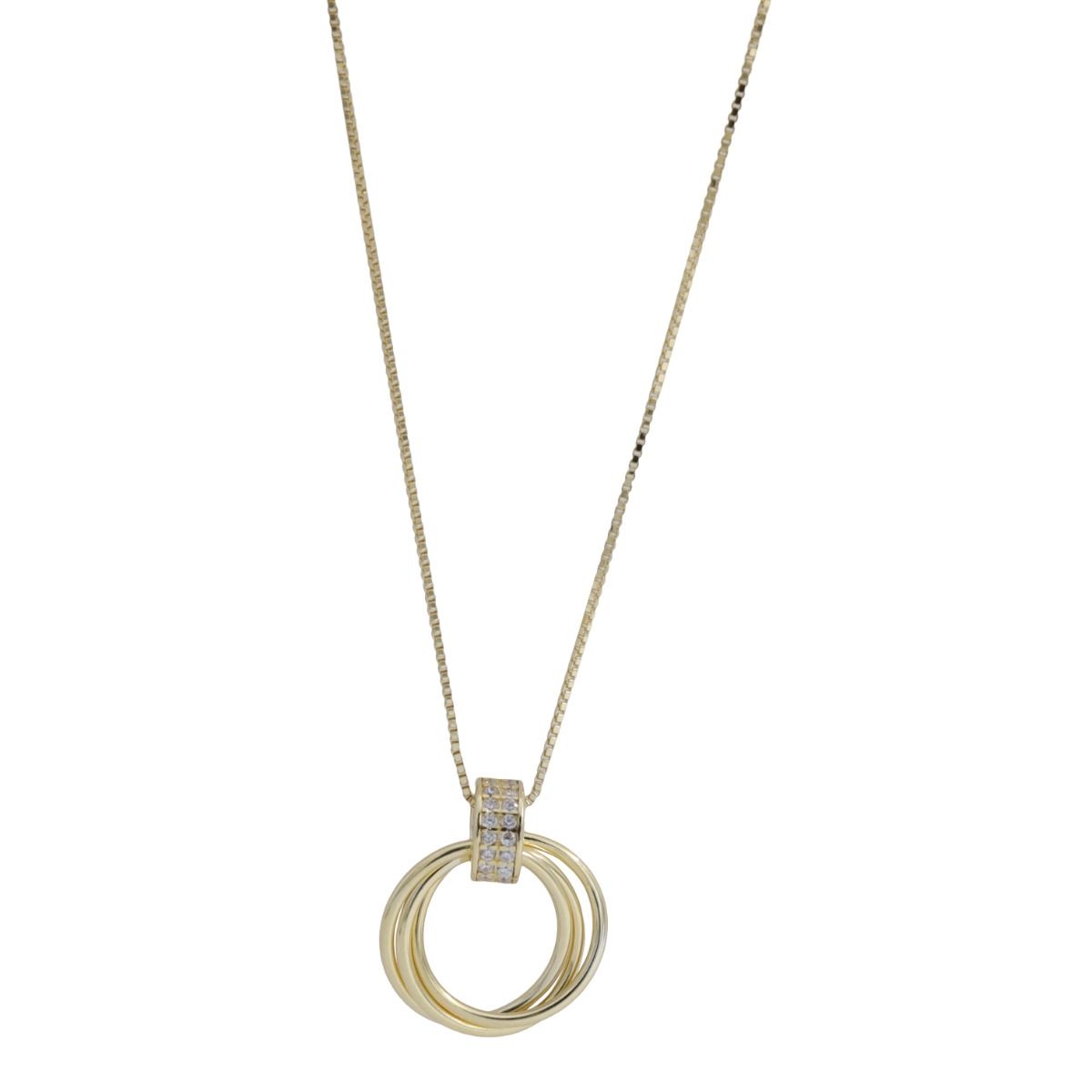 Unity Rings Necklace [18K Gold Plated]