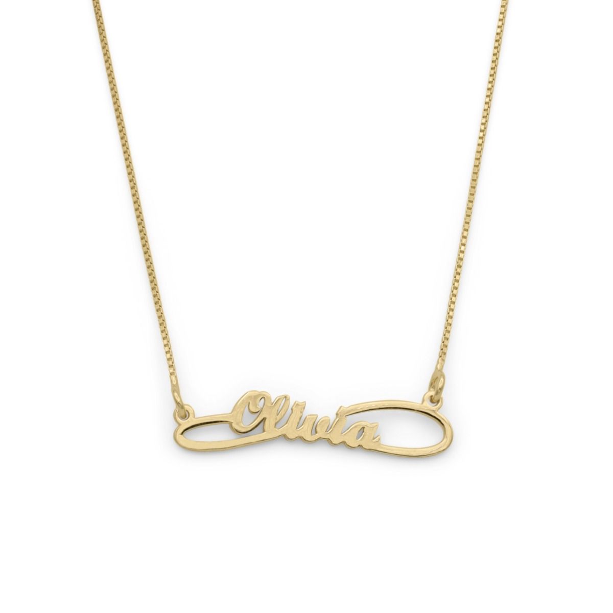 Alice Italic Name Necklace [18K Gold Vermeil]