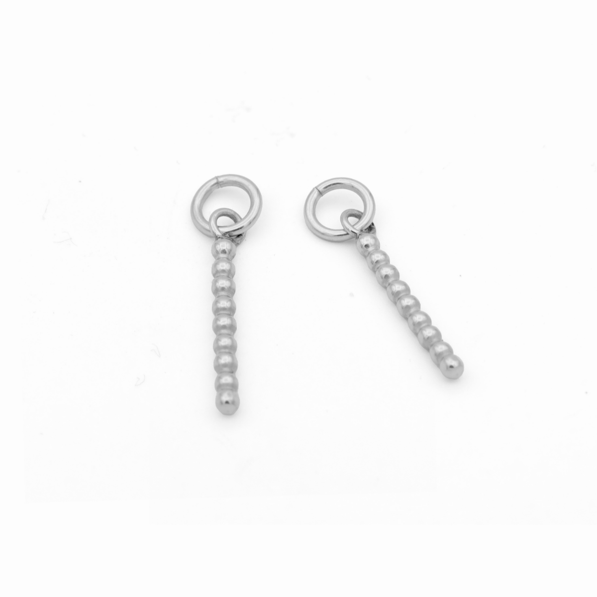 Beads Bar Earring Charm [Sterling Silver]
