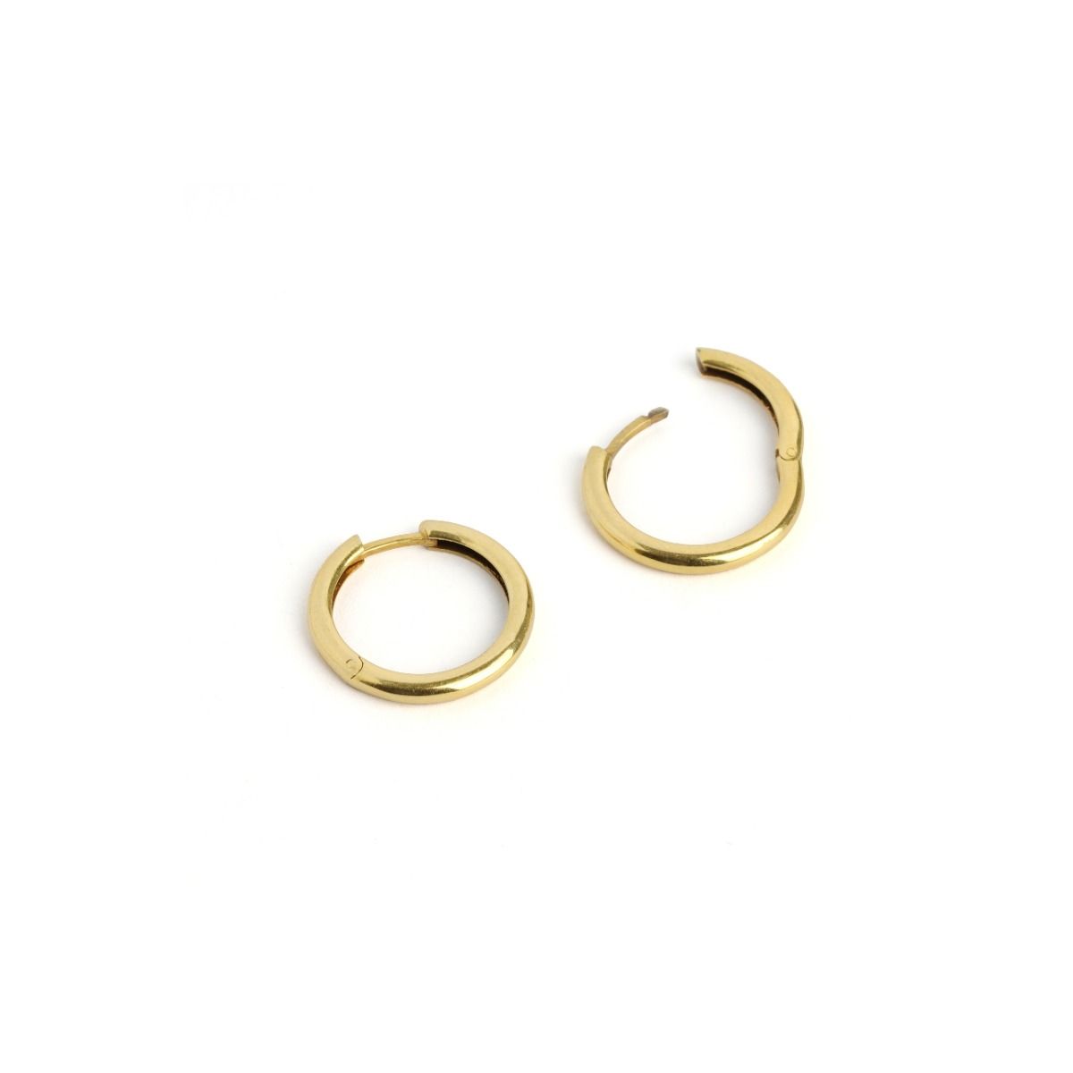 Bold Hoop Earrings - Medium Size in 18K Gold Vermeil by Talisa