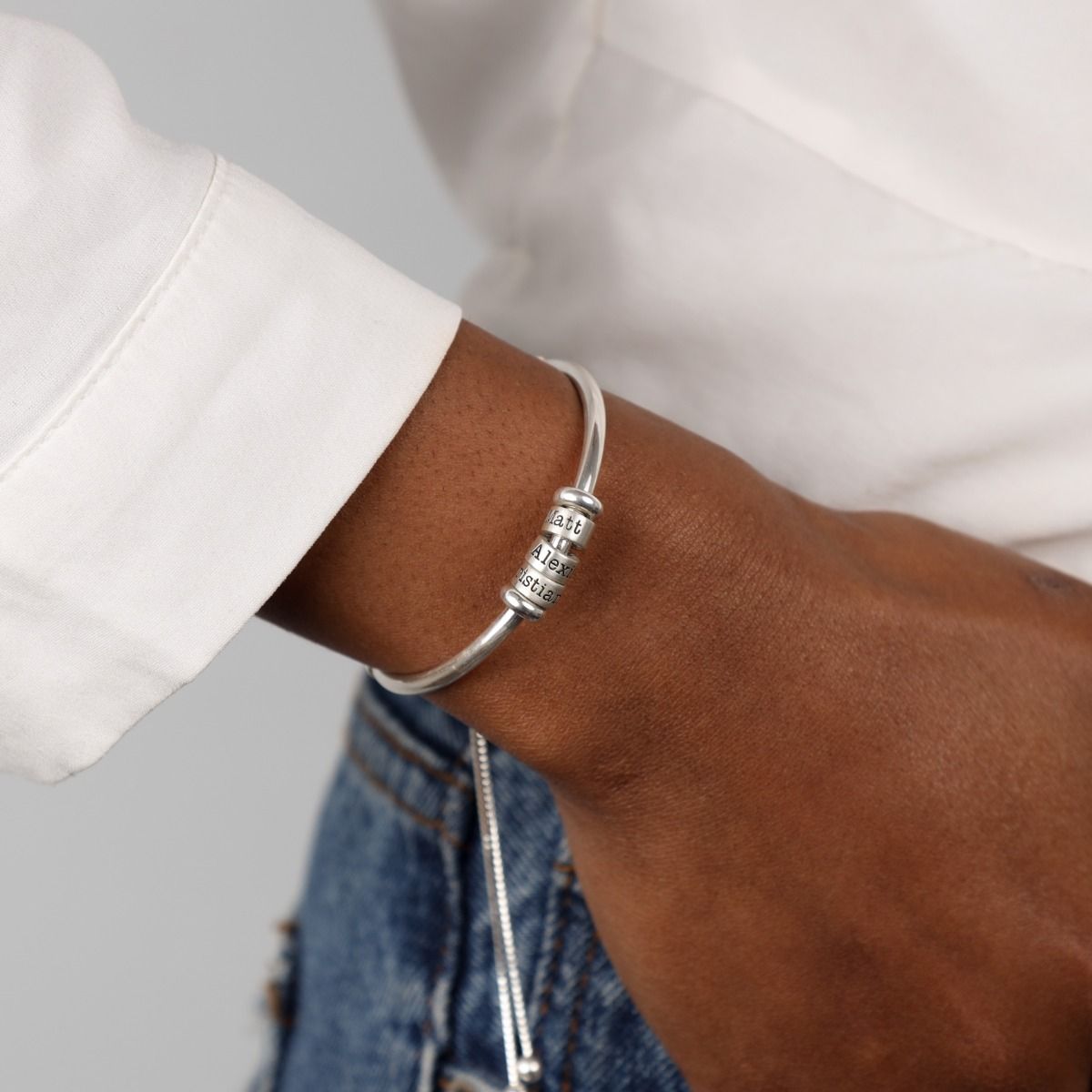 Bracelet Prénom Liés Ensemble [Brillant]