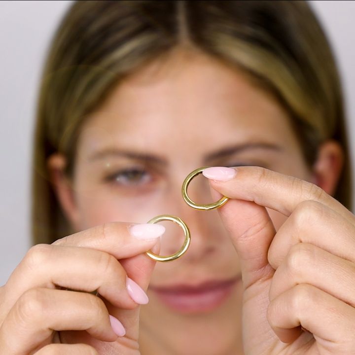 Bold Hoop Earrings - Large [18K Gold Plated]