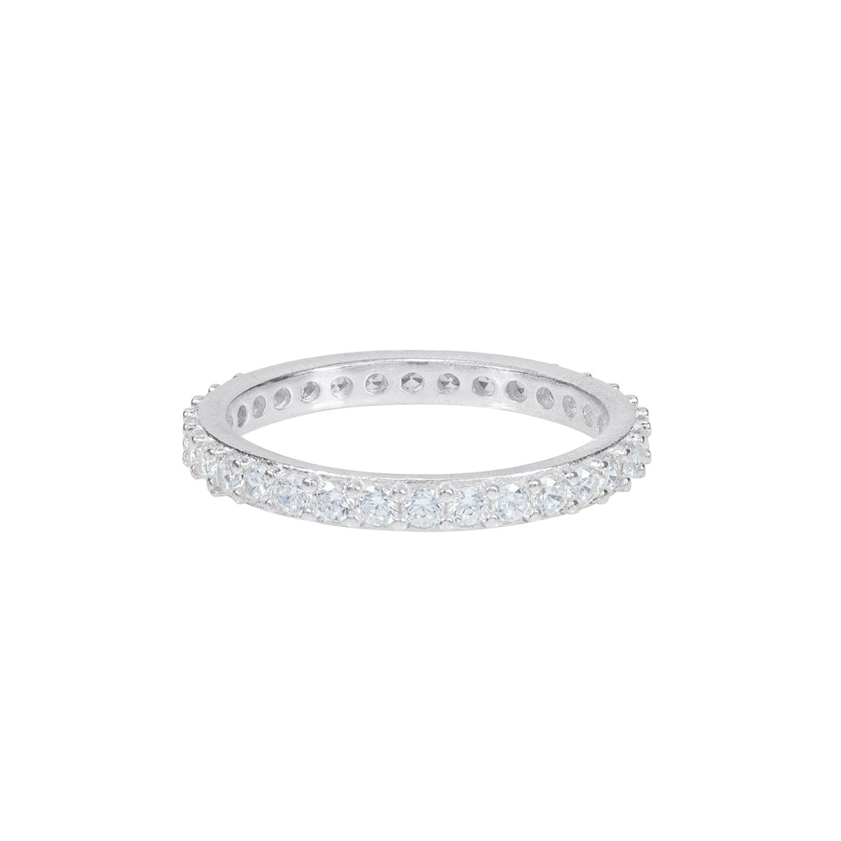 Klassischer Glitzerring [Sterlingsilber]