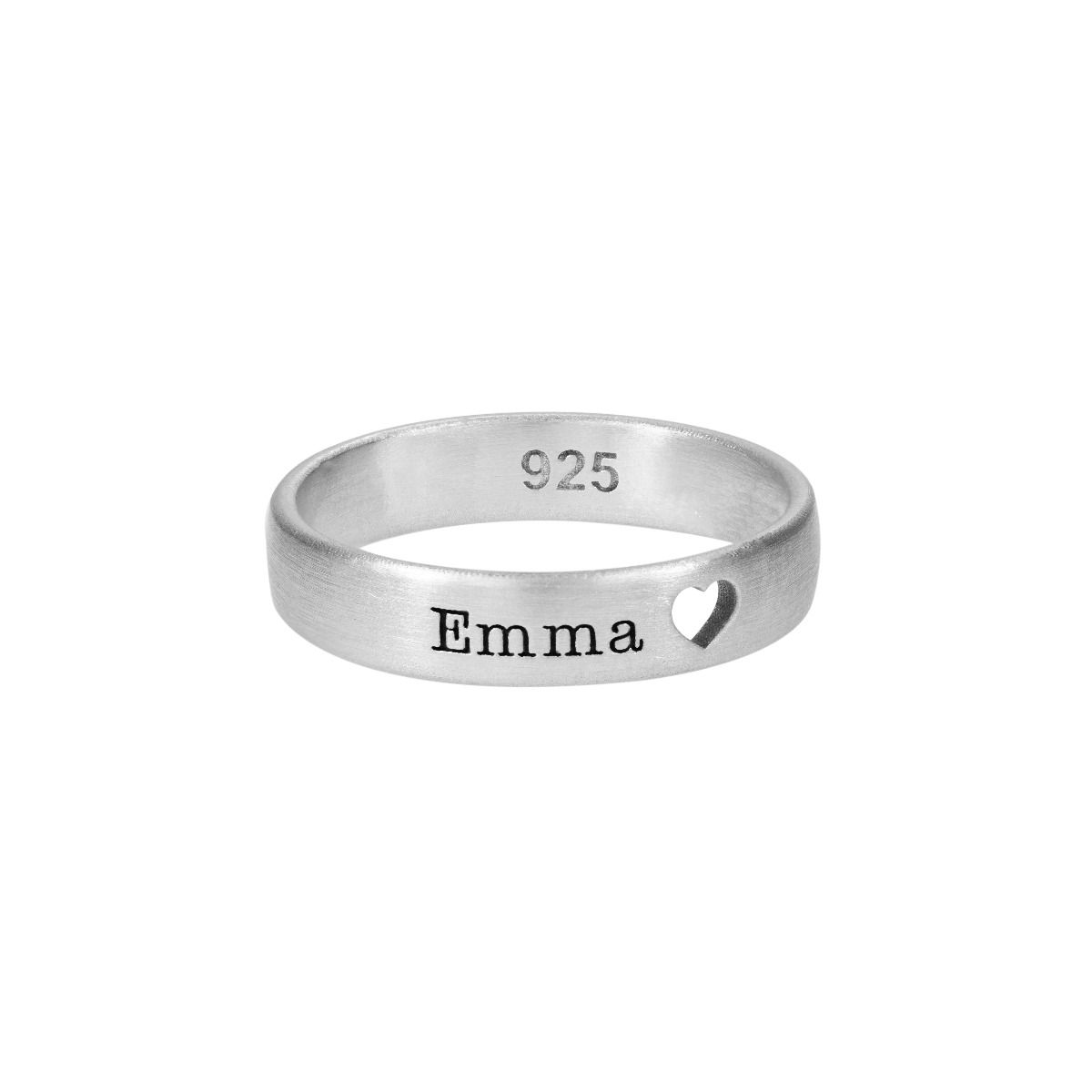 Mein Herz Ring mit Gravur [Sterlingsilber]