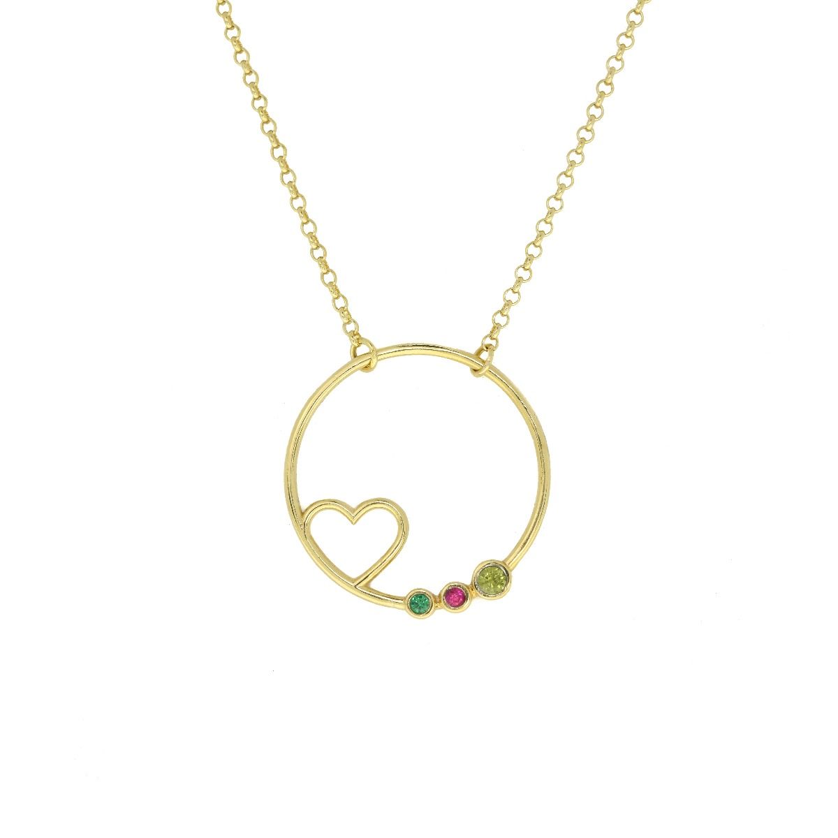A Mother's Heart Necklace [Gold Plated]