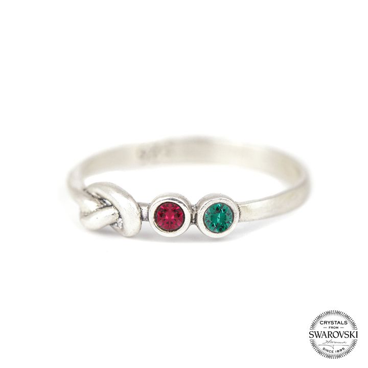 Bindungen der Liebe Versprechensring [Sterlingsilber]