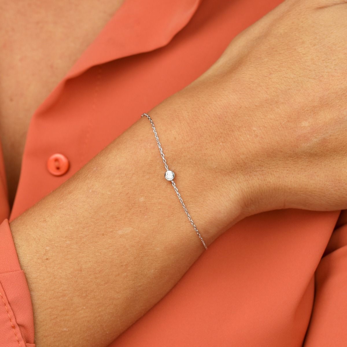 Enchanted Star Solitaire Bracelet [Sterling Silver]