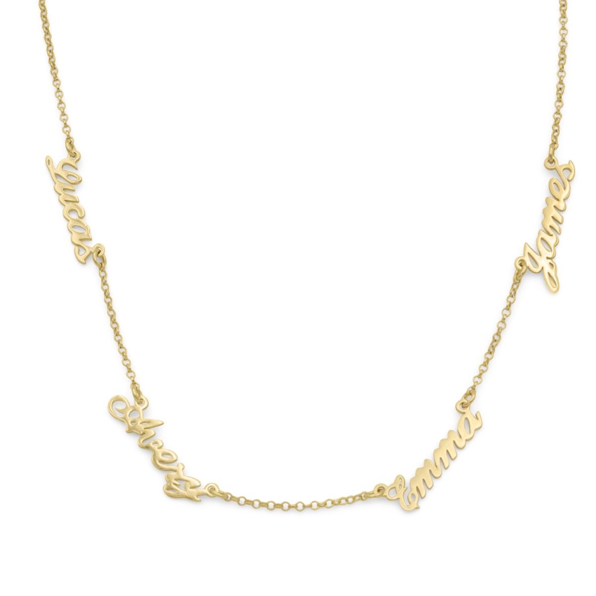 Family Bond Multi-Name Necklace [18K Gold Plated]