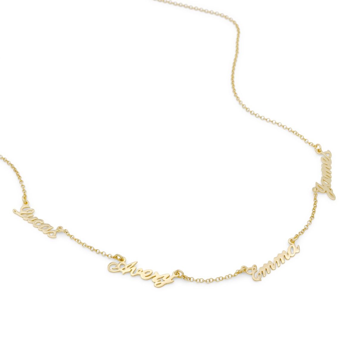 Family Bond Multi-Name Necklace (Gold Vermeil) Custom Necklace