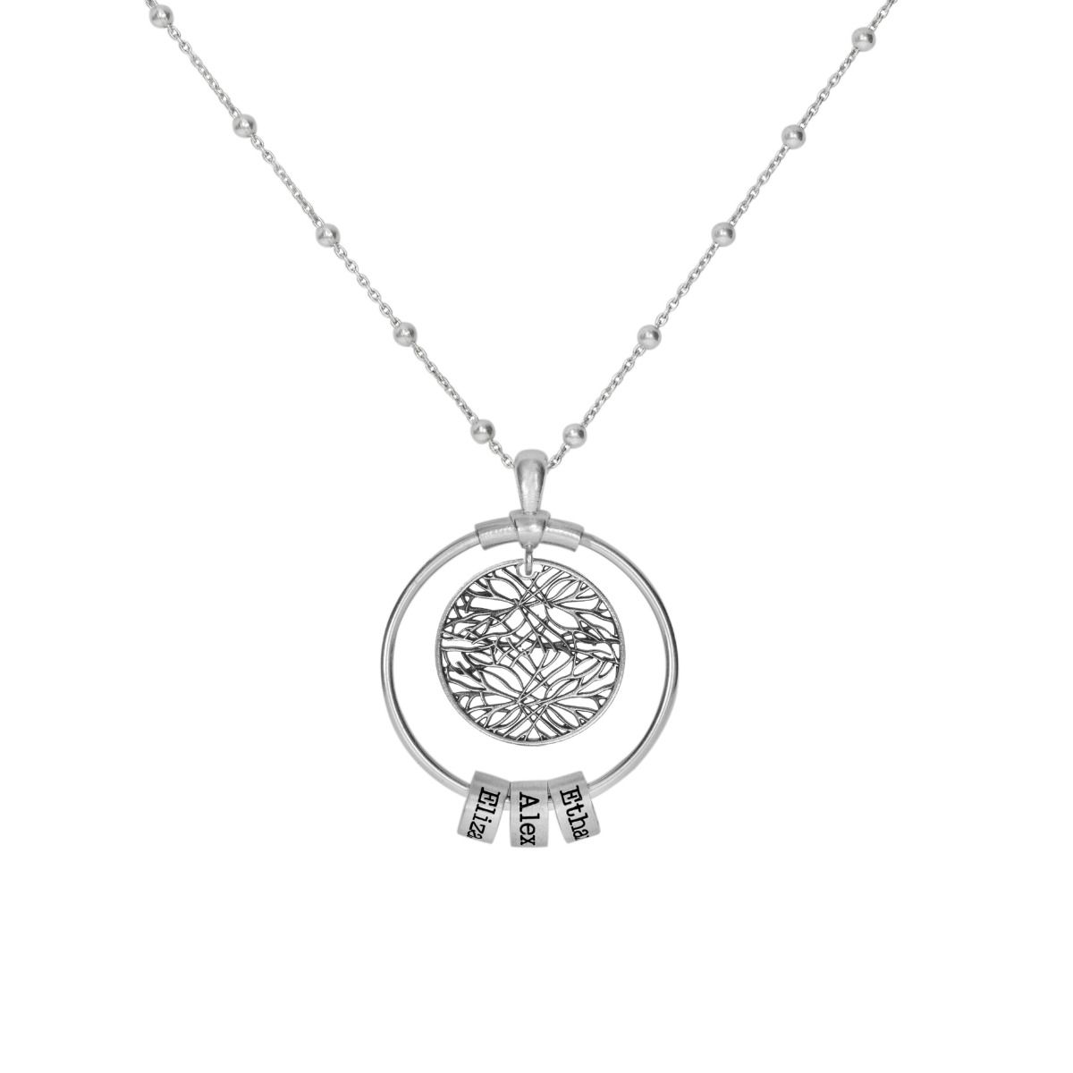 Roots of Love Name Necklace [Sterling Silver]