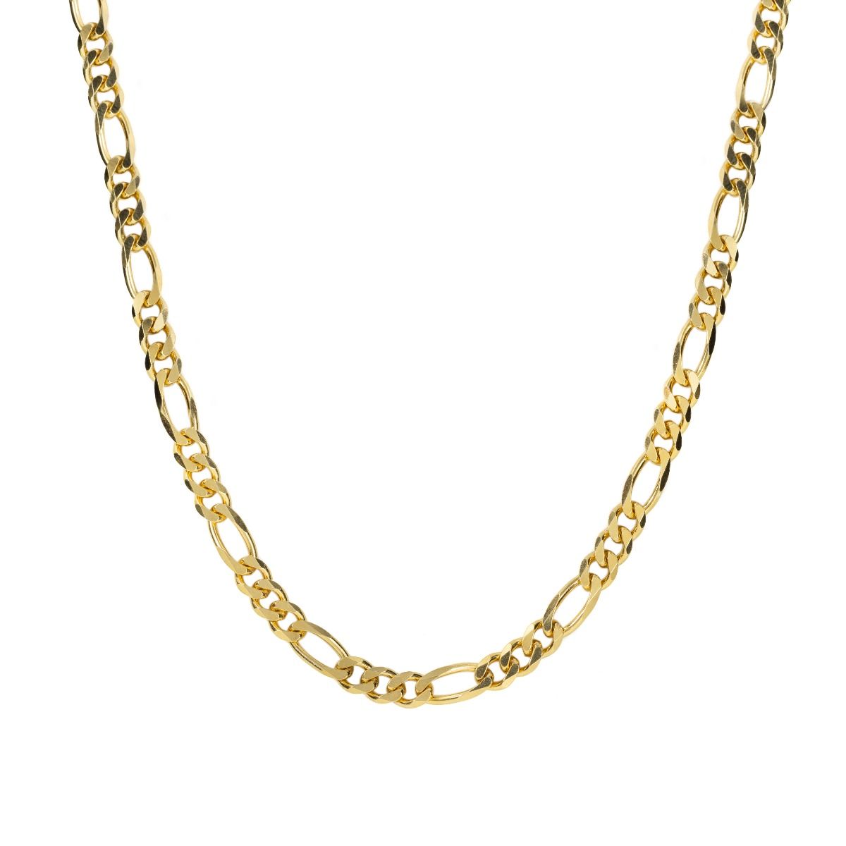 Figaro-Styled Decorative Gold Plated Chain
