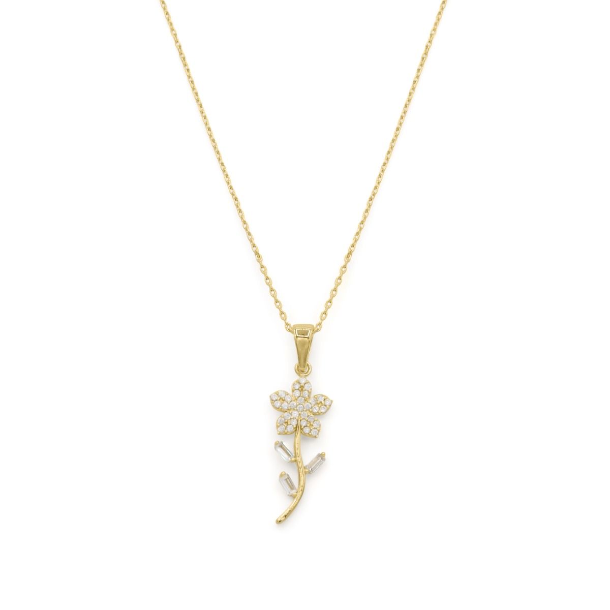 Floral Delight Necklace [18K Gold Plated]