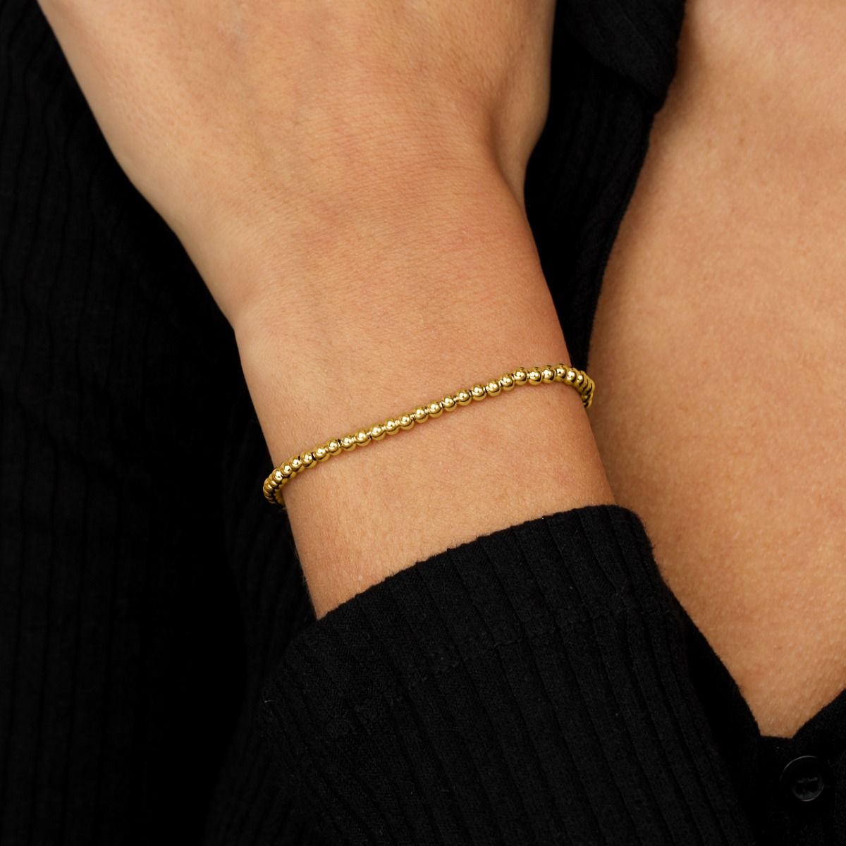 Beaded Strand Bracelet [18K Gold Vermeil]