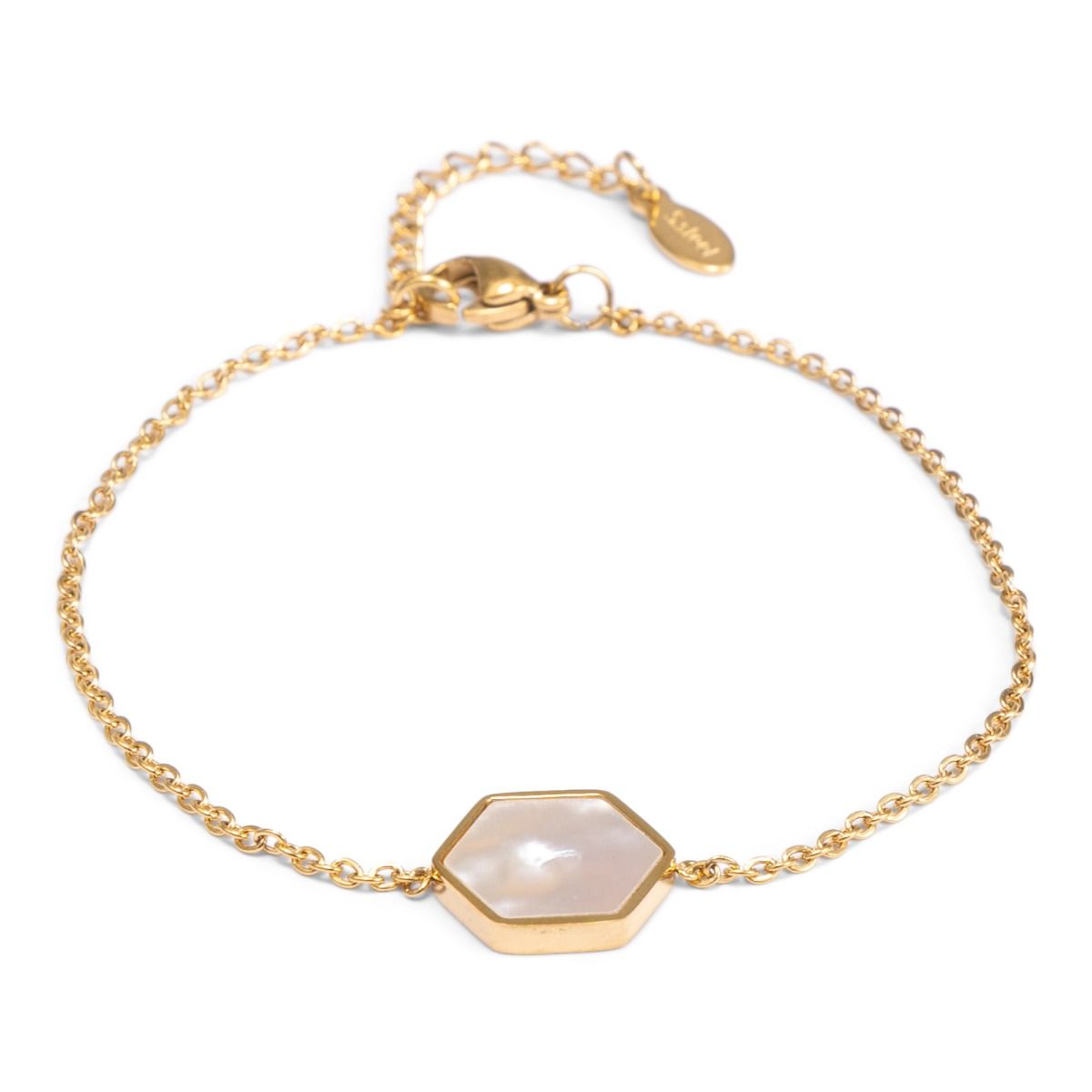 Hexagonal Charm Bracelet  