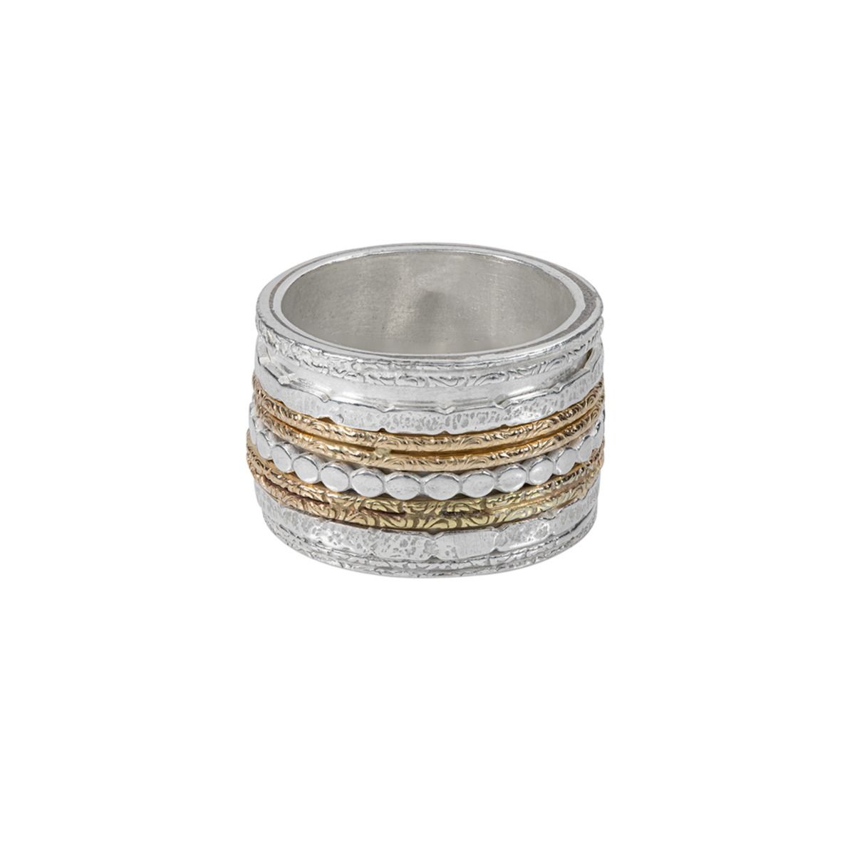 Bague Spinner Ruisseaux de Vie [Argent 925]