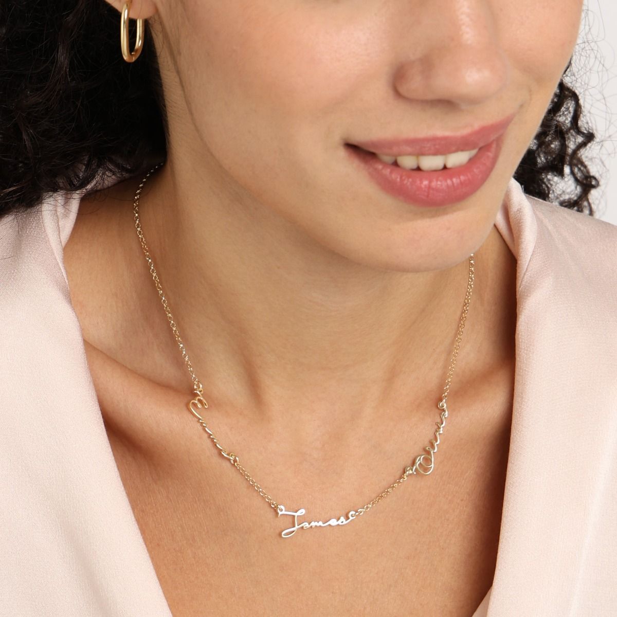 Talisa Italic Multi-Name Necklace [18K Gold Vermeil]