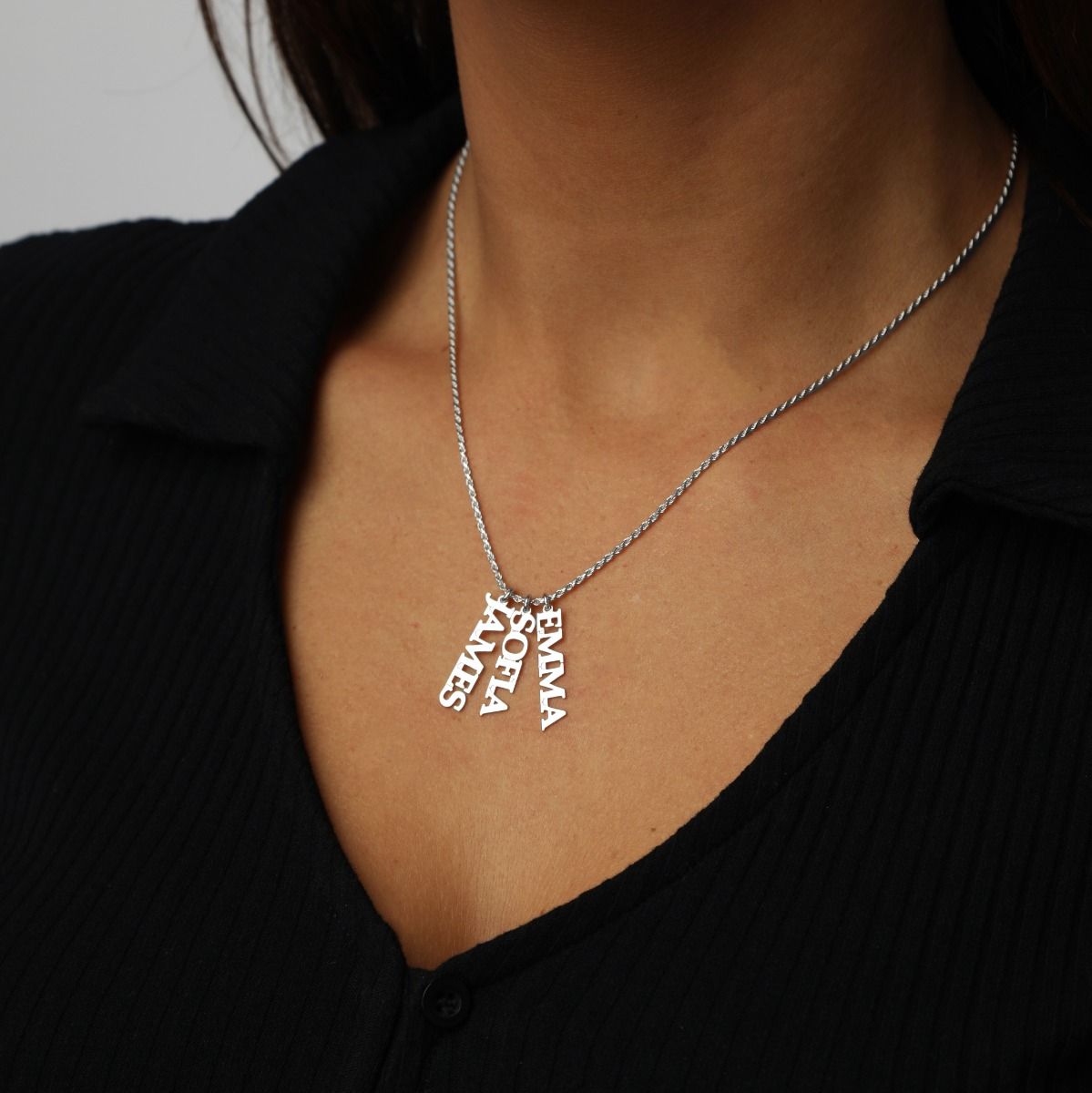 Talisa Multi-Namenskette [Sterlingsilber]