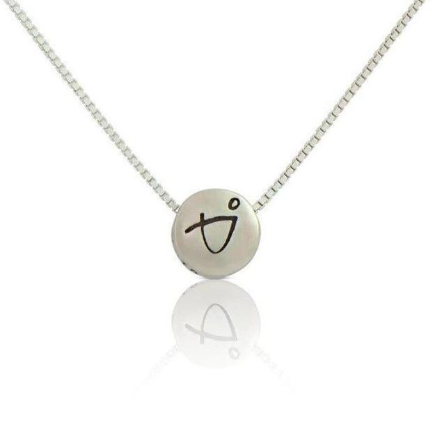BE BRAVE - Sterling Silver Pendant Box Chain Necklace