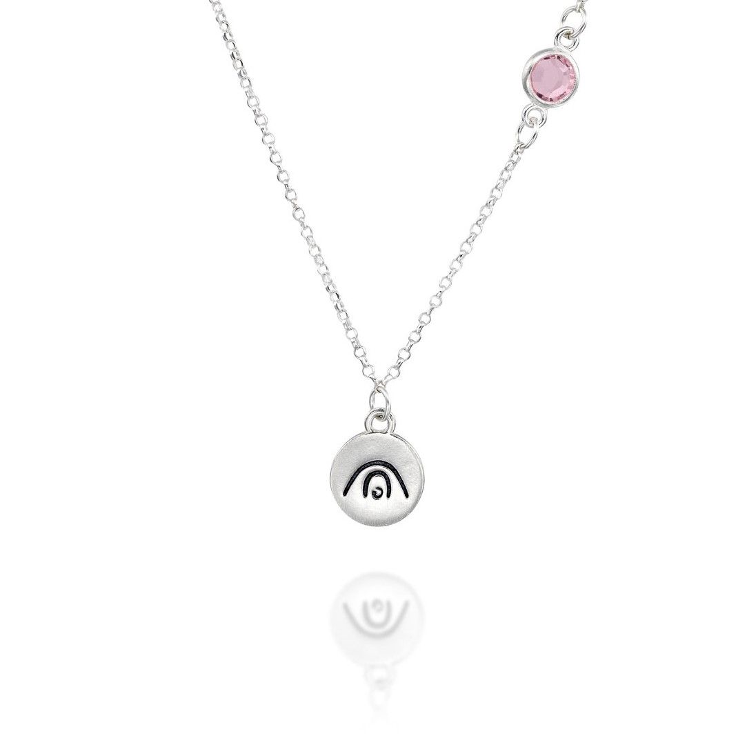 BE CREATIVE - Sterling Silver Necklace with Swarovski® Crystal