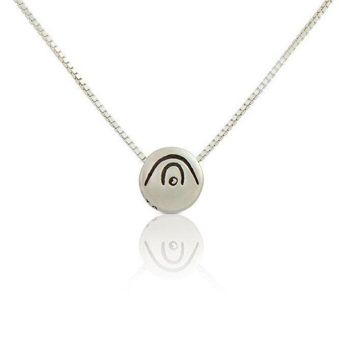 BE CREATIVE - Sterling Silver Pendant Box Chain Necklace