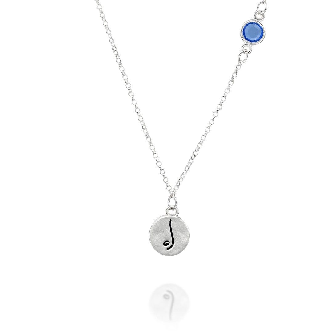 BE FREE - Sterling Silver Necklace with Swarovski® Crystal