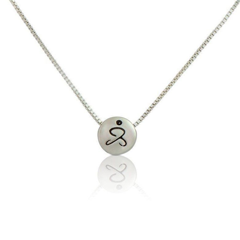JUST BE - Sterling Silver Pendant Box Chain Necklace