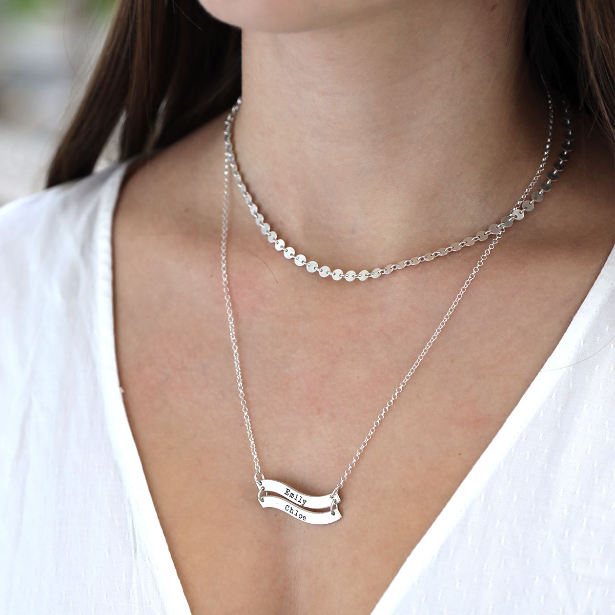 Paire de Colliers Force de l’Océan [Argent 925]