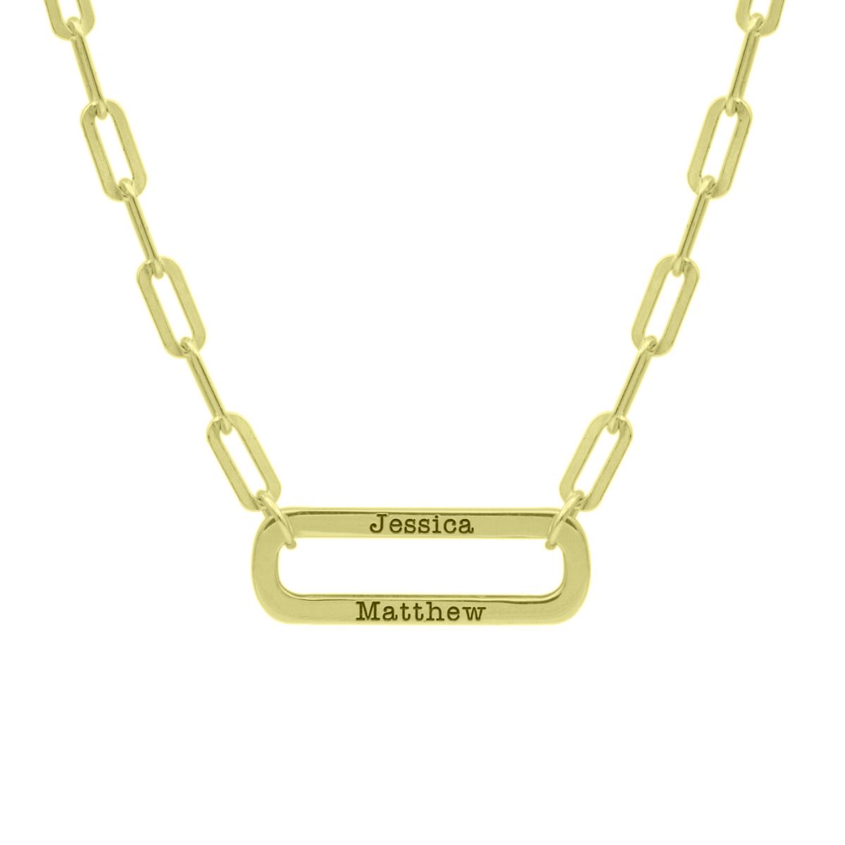 Path of Life Name Necklace [18K Gold Plated]
