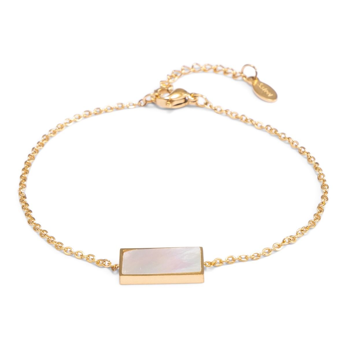 Rectangle Charm Bracelet