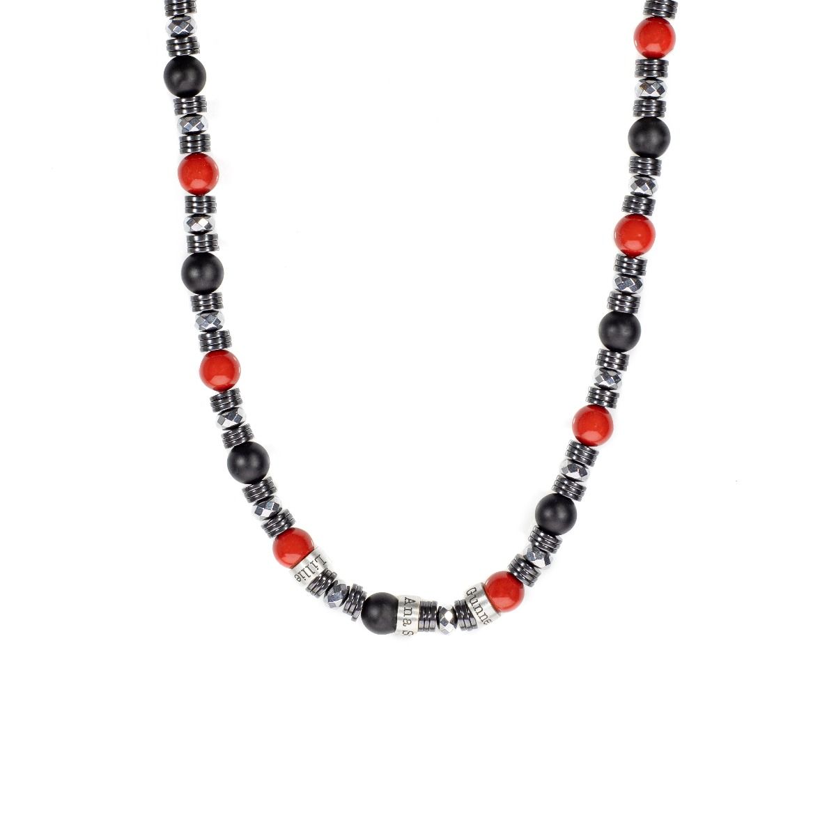 Collier Éclipse Lumineuse avec Prénoms