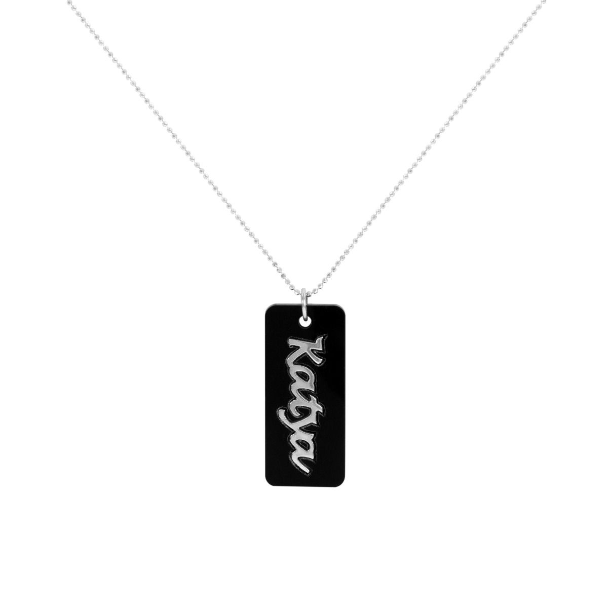 Say My Name Necklace [Sterling Silver]