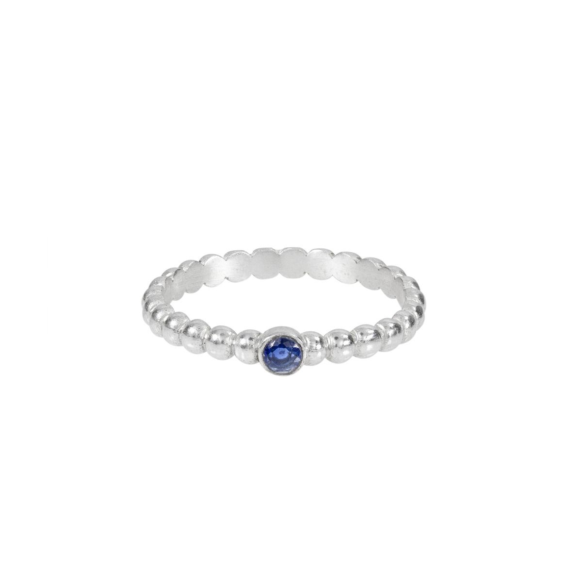 Classic Birthstone Ring [Sterling Silver]