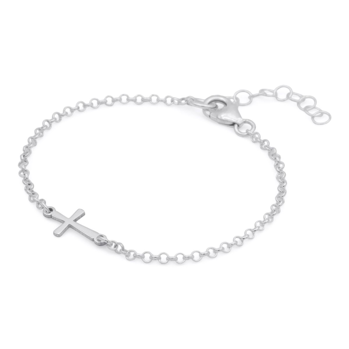 Sideways Cross Bracelet for Her - Talisa Jewelry - Gifts for Her