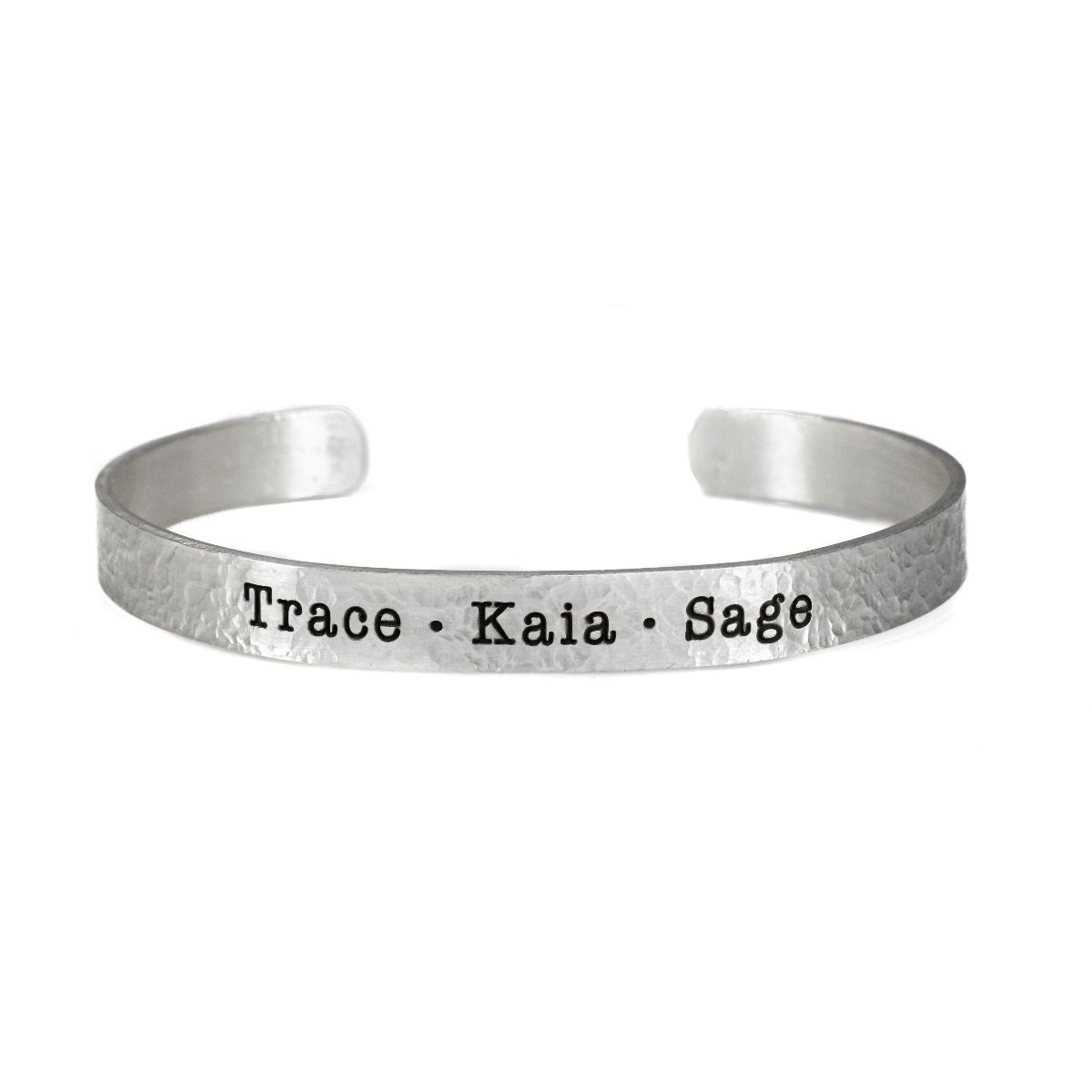 Engraved Name Cuff [Sterling Silver]